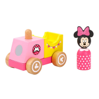 Disney Minnie Mouse Houten Stapeltrein – 4-delig – Educatief speelgoed vanaf 2 jaar